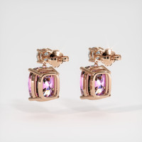 7.48 Ct.Tw. Gemstone Earrings, 14K Rose Gold 4