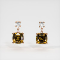 <span>4.21</span>&nbsp;<span class="tooltip-light">Ct.Tw.<span class="tooltiptext">Total Carat Weight</span></span> Gemstone Earrings, 14K Rose Gold 1