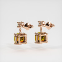 <span>4.21</span>&nbsp;<span class="tooltip-light">Ct.Tw.<span class="tooltiptext">Total Carat Weight</span></span> Gemstone Earrings, 14K Rose Gold 4