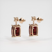4.78 Ct.Tw. Gemstone Earrings, 14K Rose Gold 4