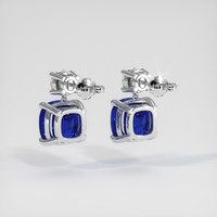 <span>4.04</span>&nbsp;<span class="tooltip-light">Ct.Tw.<span class="tooltiptext">Total Carat Weight</span></span> Sapphire Earrings, 14K White Gold 4