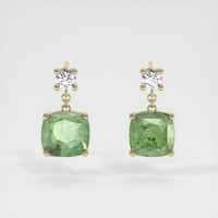 <span>2.76</span>&nbsp;<span class="tooltip-light">Ct.Tw.<span class="tooltiptext">Total Carat Weight</span></span> Gemstone Earrings, 14K Yellow Gold 1