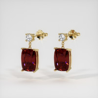 <span>2.46</span>&nbsp;<span class="tooltip-light">Ct.Tw.<span class="tooltiptext">Total Carat Weight</span></span> Gemstone Earrings, 18K Yellow Gold 3