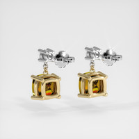 <span>2.24</span>&nbsp;<span class="tooltip-light">Ct.Tw.<span class="tooltiptext">Total Carat Weight</span></span> Gemstone Earrings, 18K Yellow & White 4