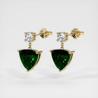 <span>0.79</span>&nbsp;<span class="tooltip-light">Ct.Tw.<span class="tooltiptext">Total Carat Weight</span></span> Gemstone Earrings, 14K Yellow Gold 3