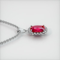 2.02 Ct. Ruby Pendant, Platinum 950 3