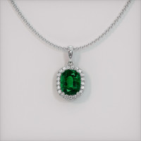 Emerald Pendant 2.71 Ct., 18K White Gold Preview