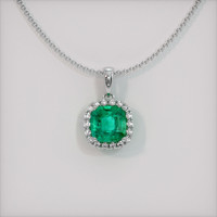 Emerald Pendant 1.26 Ct. 18K White Gold Preview