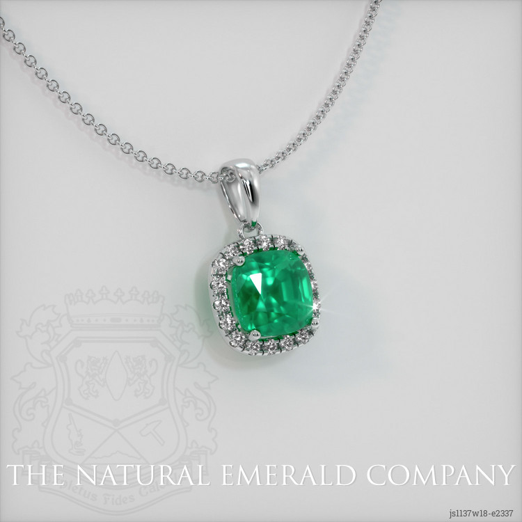 Genuine Emerald Necklace in Sterling Silver - Talisa Jewelry