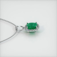 Emerald Pendant 1.26 Ct. 18K White Gold Preview