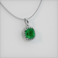 Emerald Pendant 1.42 Ct., 18K White Gold Preview
