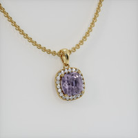 1.52 Ct. Gemstone Pendant, 14K Yellow Gold 2