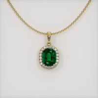 Emerald Pendant 2.71 Ct., 18K Yellow Gold Preview