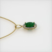 Emerald Pendant 2.71 Ct., 18K Yellow Gold Preview