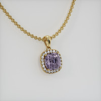 1.52 Ct. Gemstone Pendant, 18K Yellow Gold 2