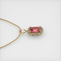 1.61 Ct. Sapphire Pendant, 18K Yellow Gold 3