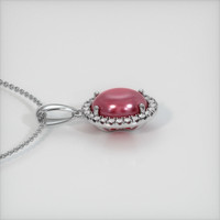 Ruby Pendant 9.21 Ct. 14K White Gold Preview