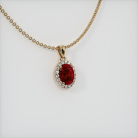 Ruby Pendant 1.08 Ct., 14K Yellow Gold Preview