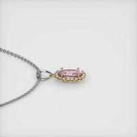 0.49 Ct. Sapphire Pendant, 14K Yellow & White 3
