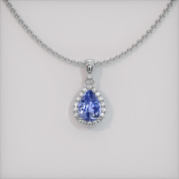 1.67 Ct. Sapphire Pendant, Platinum 950 1
