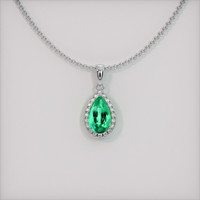 Emerald Pendant 2.26 Ct., 18K White Gold Preview