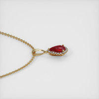 1.27 Ct. Ruby Pendant, 14K Yellow Gold 3