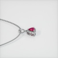 0.67 Ct. Ruby Pendant, 14K White Gold 3