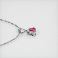 0.47 Ct. Ruby Pendant, 14K White Gold 3