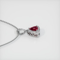 Ruby Pendant 0.58 Ct., 14K White Gold Preview