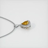 1.47 Ct. Sapphire Pendant, 14K White Gold 3