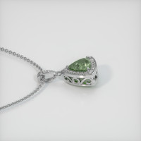 1.34 Ct. Sapphire Pendant, 14K White Gold 3