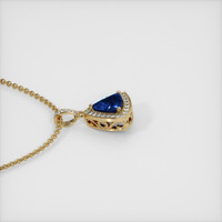 0.96 Ct. Sapphire Pendant, 14K Yellow Gold 3