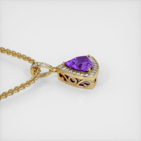 2.61 Ct. Gemstone Pendant, 14K Yellow Gold 3