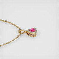 0.60 Ct. Ruby Pendant, 14K Yellow Gold 3