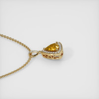 1.47 Ct. Sapphire Pendant, 14K Yellow Gold 3