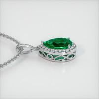 1.94 Ct. Emerald Pendant, Platinum 950 3