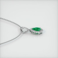 Emerald Pendant 0.19 Ct. 18K White Gold Preview