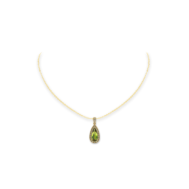 Jewelry image on model