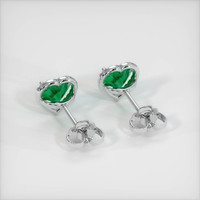 Emerald Earrings 0.75 Ct.Tw.Total Carat Weight, Platinum 950 Preview