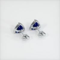 <span>1.37</span>&nbsp;<span class="tooltip-light">Ct.Tw.<span class="tooltiptext">Total Carat Weight</span></span> Sapphire Earrings, 14K White Gold 4