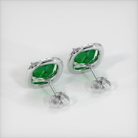<span>2.65</span>&nbsp;<span class="tooltip-light">Ct.Tw.<span class="tooltiptext">Total Carat Weight</span></span> Emerald  Earring - Platinum 950