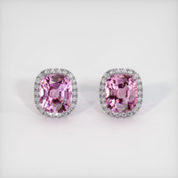 7.48 Ct.Tw. Gemstone Earrings, Platinum 950 1