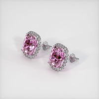 7.48 Ct.Tw. Gemstone Earrings, Platinum 950 2