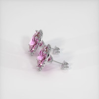 <span>3.87</span>&nbsp;<span class="tooltip-light">Ct.Tw.<span class="tooltiptext">Total Carat Weight</span></span> Gemstone Earrings, Platinum 950 3