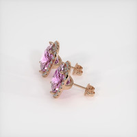 <span>3.87</span>&nbsp;<span class="tooltip-light">Ct.Tw.<span class="tooltiptext">Total Carat Weight</span></span> Gemstone Earrings, 14K Rose Gold 3