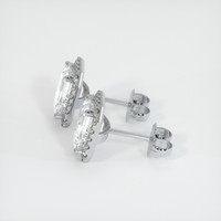 <span>2.43</span>&nbsp;<span class="tooltip-light">Ct.Tw.<span class="tooltiptext">Total Carat Weight</span></span> Sapphire Earrings, 14K White Gold 3