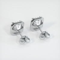 <span>2.43</span>&nbsp;<span class="tooltip-light">Ct.Tw.<span class="tooltiptext">Total Carat Weight</span></span> Sapphire Earrings, 14K White Gold 4