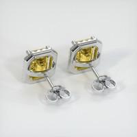 <span>6.07</span>&nbsp;<span class="tooltip-light">Ct.Tw.<span class="tooltiptext">Total Carat Weight</span></span> Sapphire Earrings, 14K White Gold 4