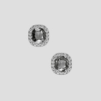 <span>3.21</span>&nbsp;<span class="tooltip-light">Ct.Tw.<span class="tooltiptext">Total Carat Weight</span></span> Grey Spinel Earrings, 14K White Gold 1