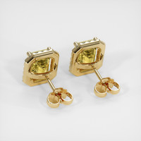 <span>6.07</span>&nbsp;<span class="tooltip-light">Ct.Tw.<span class="tooltiptext">Total Carat Weight</span></span> Sapphire Earrings, 14K Yellow Gold 4